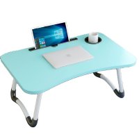 Складной рабочий стол для ноутбука и планшета, стол трансформер для завтрака, USB-хаб с 4 портами, USB-провод, USB-вентилятор, USB-лампа голубой