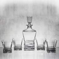 Подарочный набор для виски ART DECO 6 в 1, Графин-декантер, бокалы, форма для льда &quot;Сфера&quot;, для крепких напитков - Подарочный набор для виски ART DECO 6 в 1, Графин-декантер, бокалы, форма для льда "Сфера", для крепких напитков