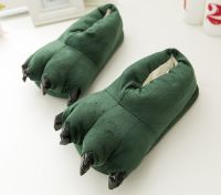 Детские тапочки для Кигуруми с когтями темно-зеленые, размер 23-30