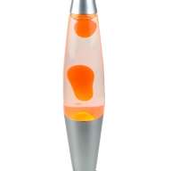 Лава лампа оранжевая, 40 см , серый корпус - Лава лампа оранжевая, 40 см , серый корпус