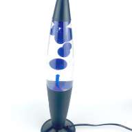Лава лампа синяя, 40 см , чёрный корпус - Лава лампа синяя, 40 см , чёрный корпус