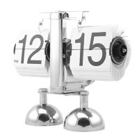 Настольные ретро часы с перекидным циферблатом Flip Clock на двух ножках